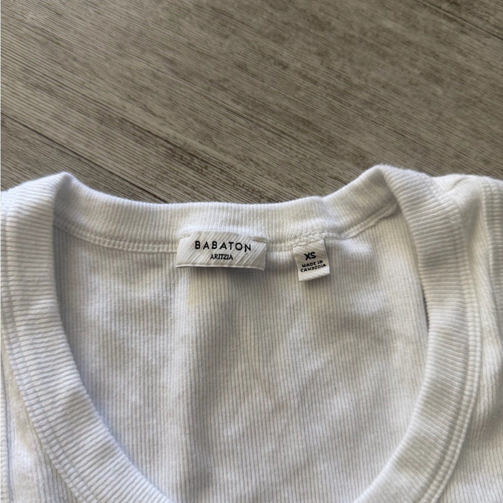 Babaton Aritizia White Tank Top - Picture 4 of 4